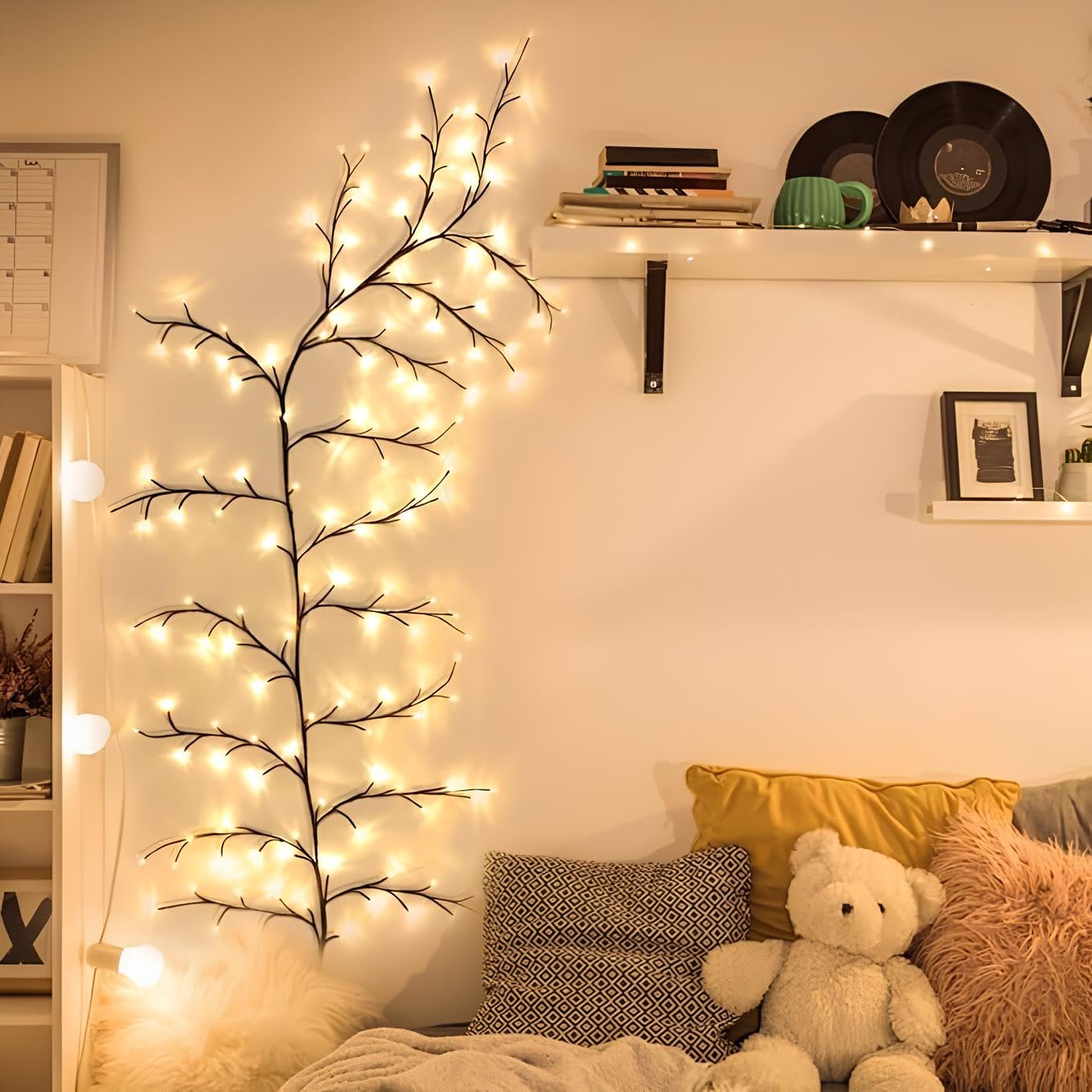 LED Willow Vine Lights with Remote Control
