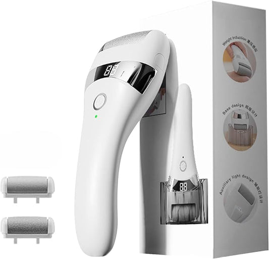 Electric Foot Exfoliator – Rechargeable Waterproof Scrubber with 3 Speeds