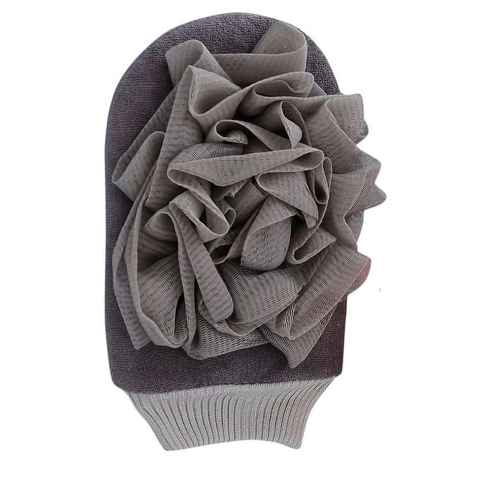 2-in-1 Exfoliating Body Scrub Gloves for Bath