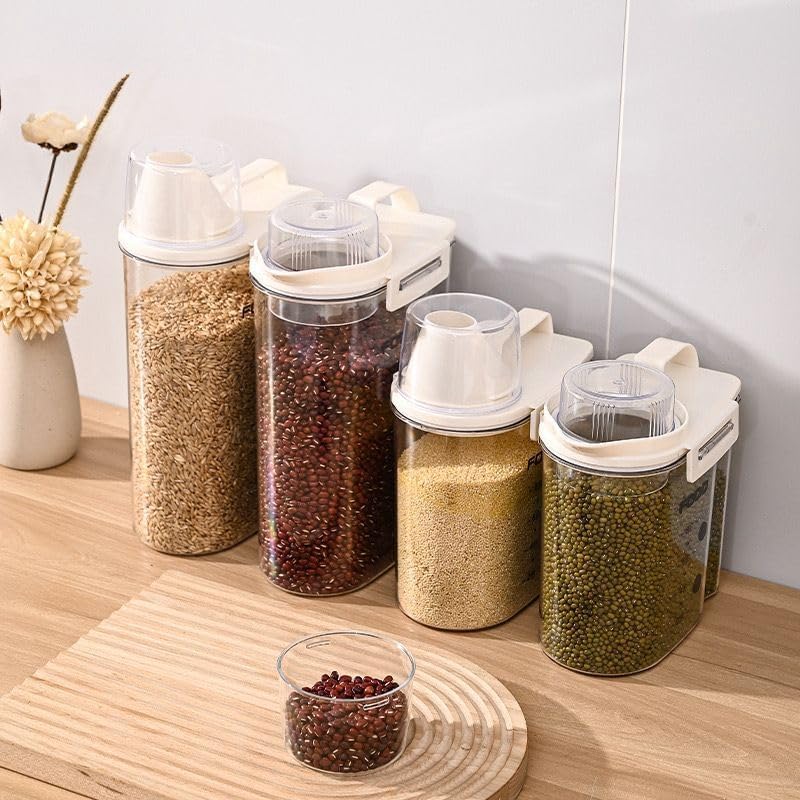 5L Airtight Automatic Rice Dispenser with Lid