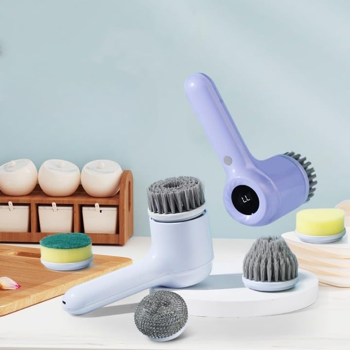 5-in-1 Electric Spin Scrubber Cleaning Brush