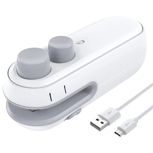 2-in-1 USB Mini Bag Sealer with Cutter