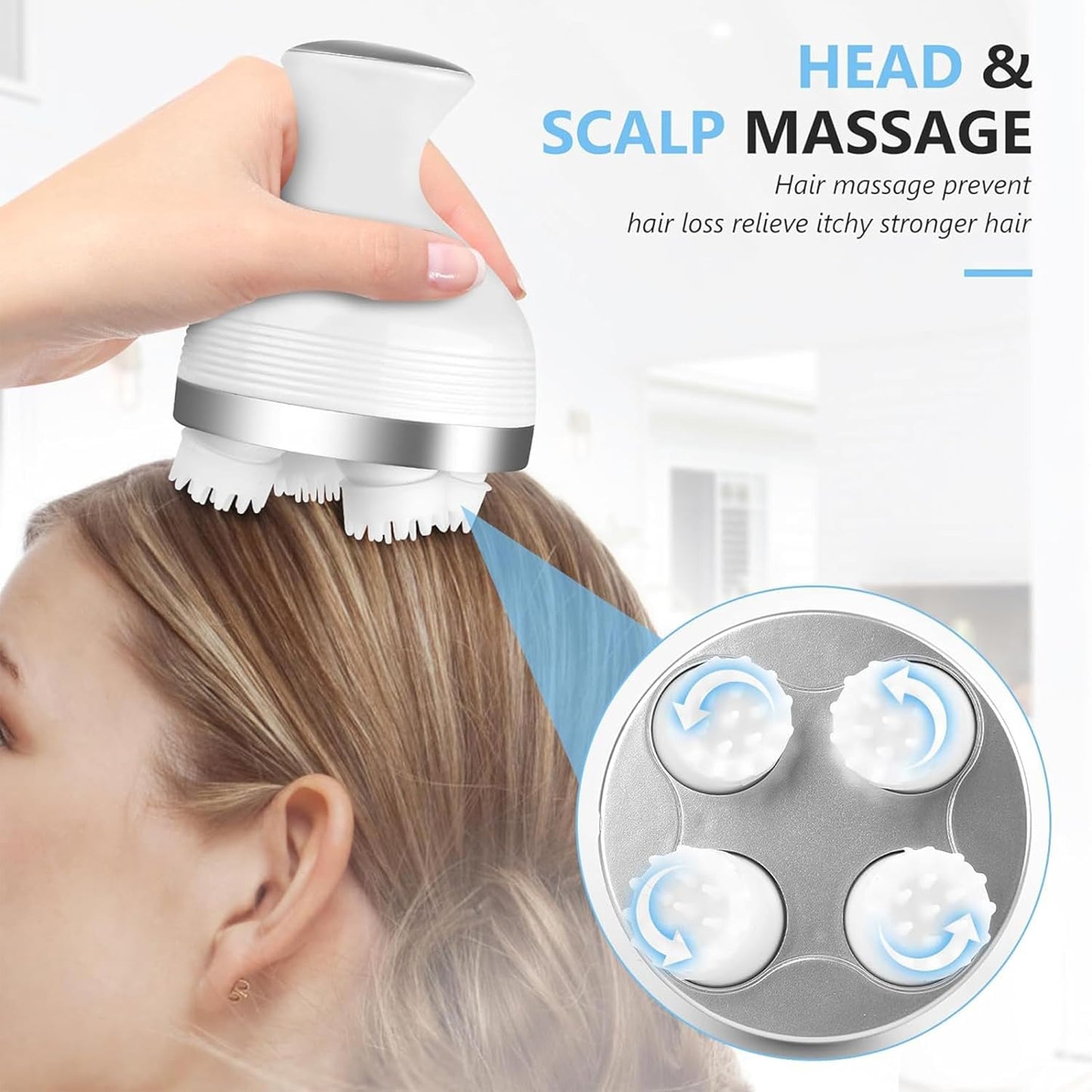 Rechargeable Electric Scalp & Body Pain Massager