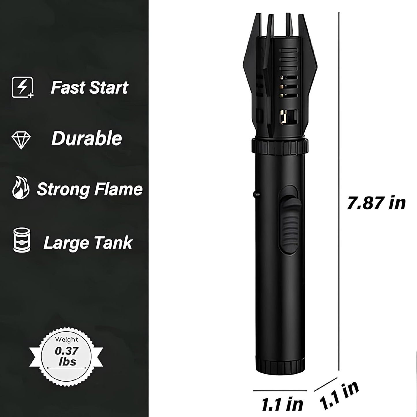 Jet Flame Torch Lighter – Refillable & Windproof