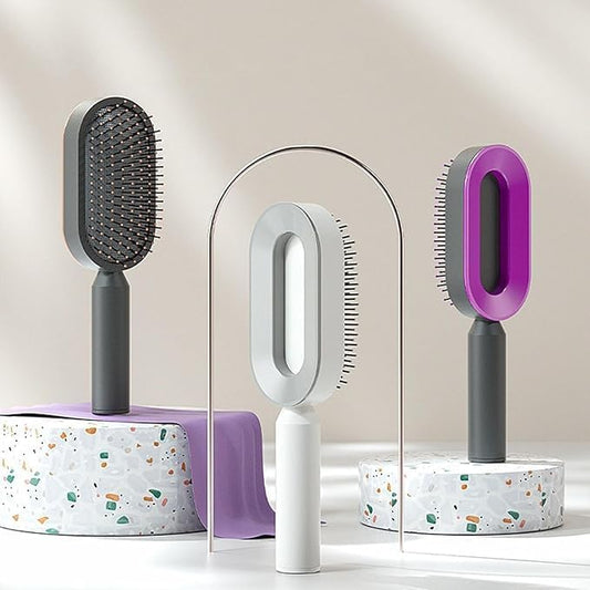 Classic Nylon Bristle Hair Brush for Men & Women