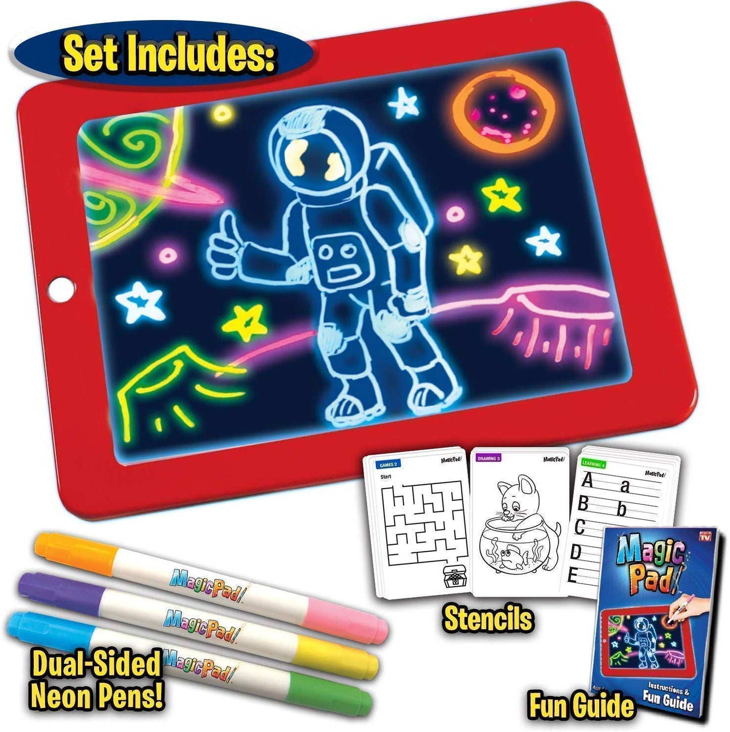 Magic LED Drawing Pad – Light-Up Sketch & Doodle Board