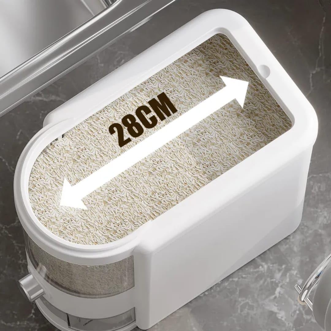 5L Airtight Automatic Rice Dispenser with Lid