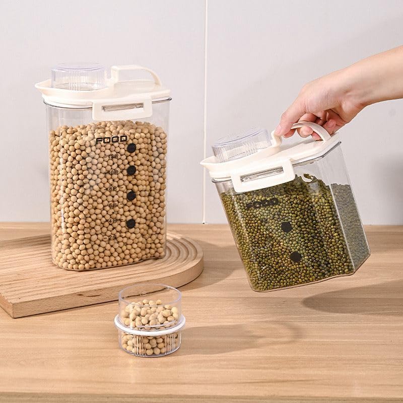5L Airtight Automatic Rice Dispenser with Lid