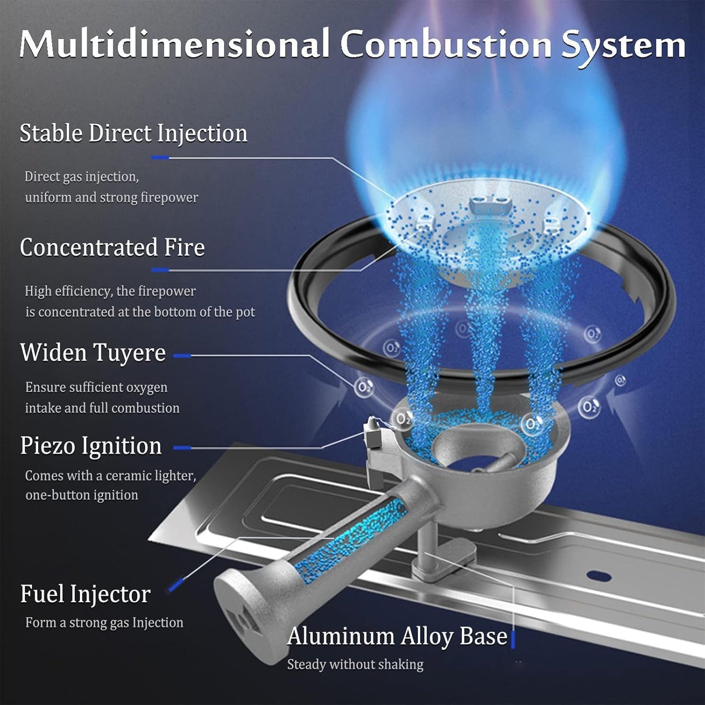 Portable Dual-Fuel Camping Stove with Carry Case