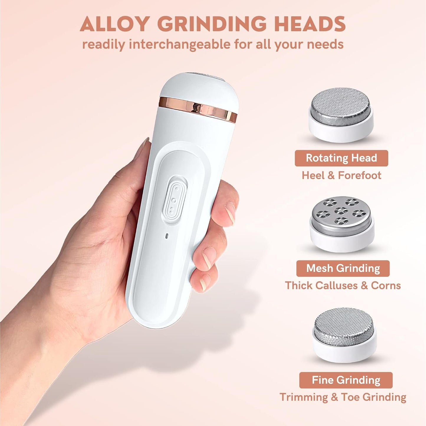Electric Foot/Heel Scrubber & Callus Remover – Rechargeable