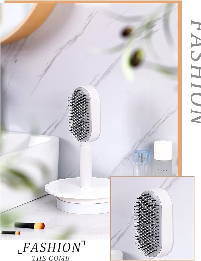 Classic Nylon Bristle Hair Brush for Men & Women