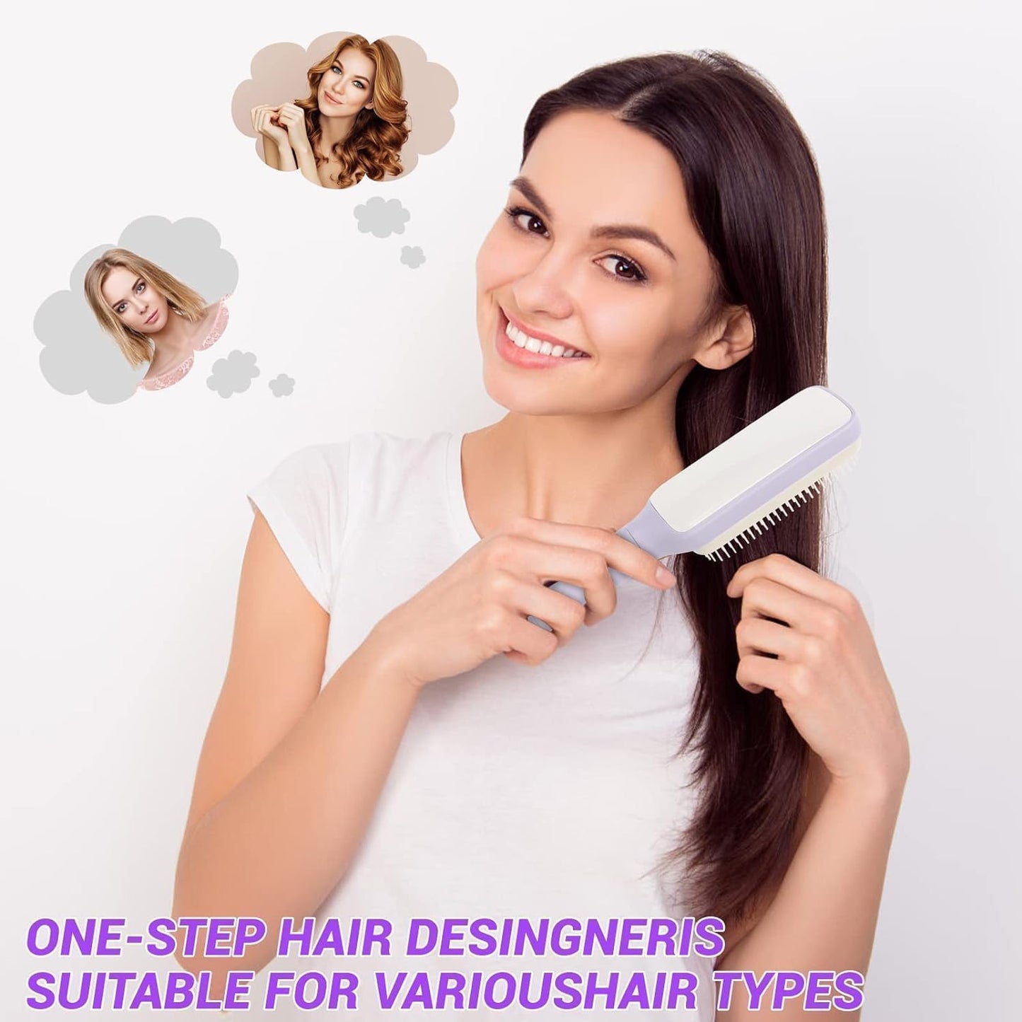 4-in-1 Self-Cleaning Scalp Massage Hair Brush