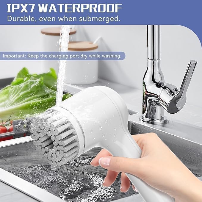5-in-1 Electric Spin Scrubber Cleaning Brush