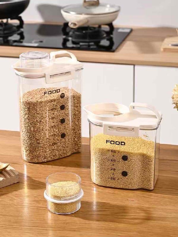 5L Airtight Automatic Rice Dispenser with Lid