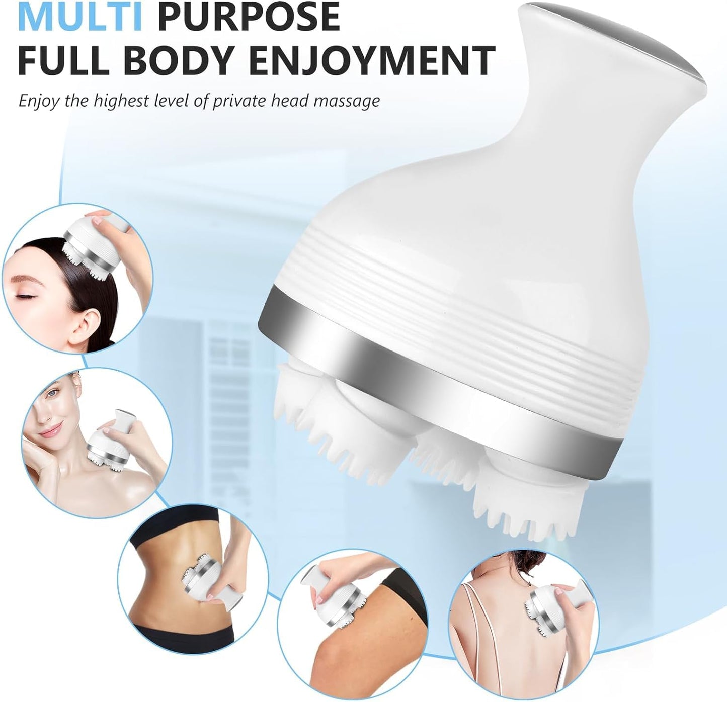 Rechargeable Electric Scalp & Body Pain Massager
