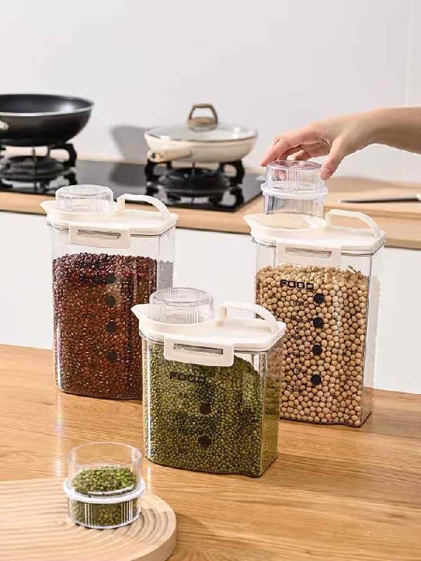 5L Airtight Automatic Rice Dispenser with Lid