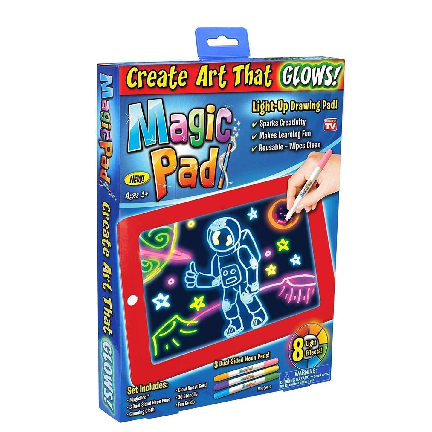 Magic LED Drawing Pad – Light-Up Sketch & Doodle Board