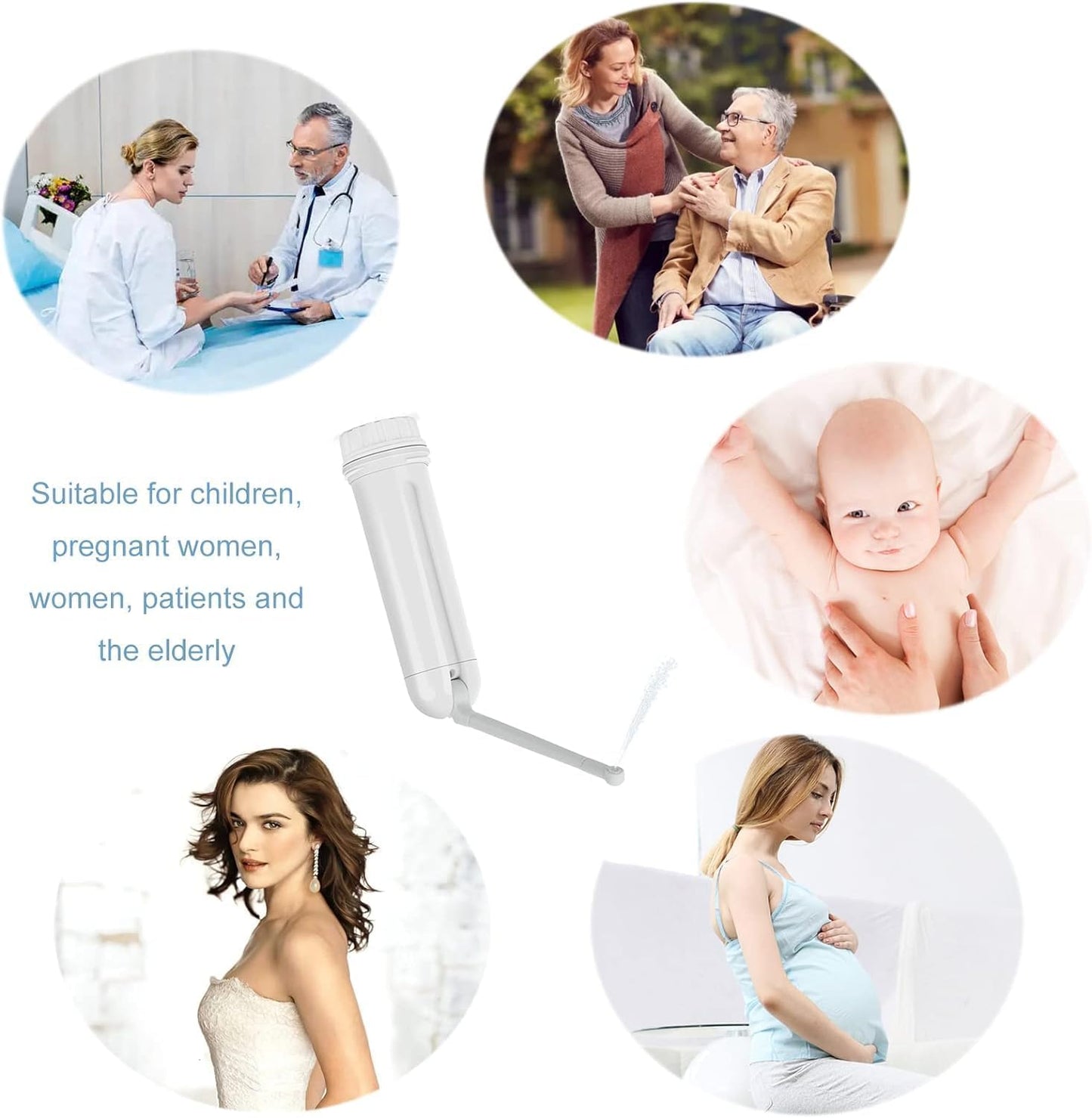 Portable Electric Travel Bidet Spray Bottle Shattaf