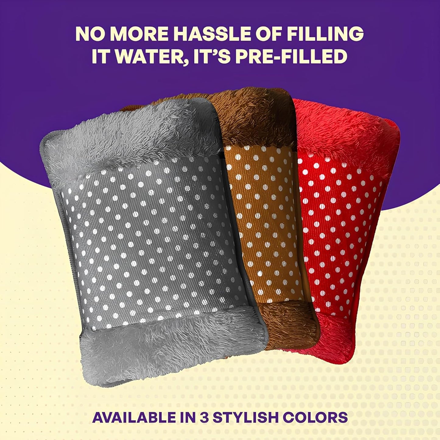 Electric Hot Water Bag with Hand Warmers