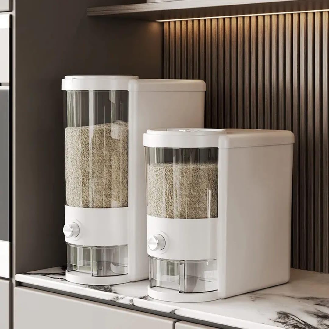 5L Airtight Automatic Rice Dispenser with Lid