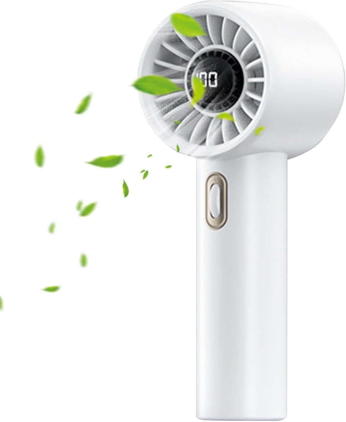 Mini USB Fan with Digital Battery Display"