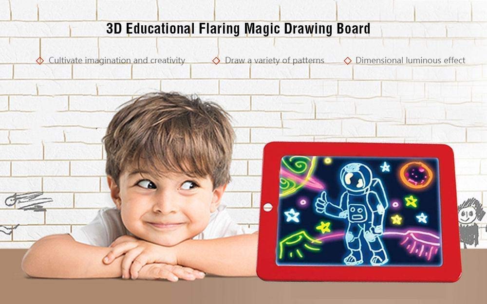 Magic LED Drawing Pad – Light-Up Sketch & Doodle Board
