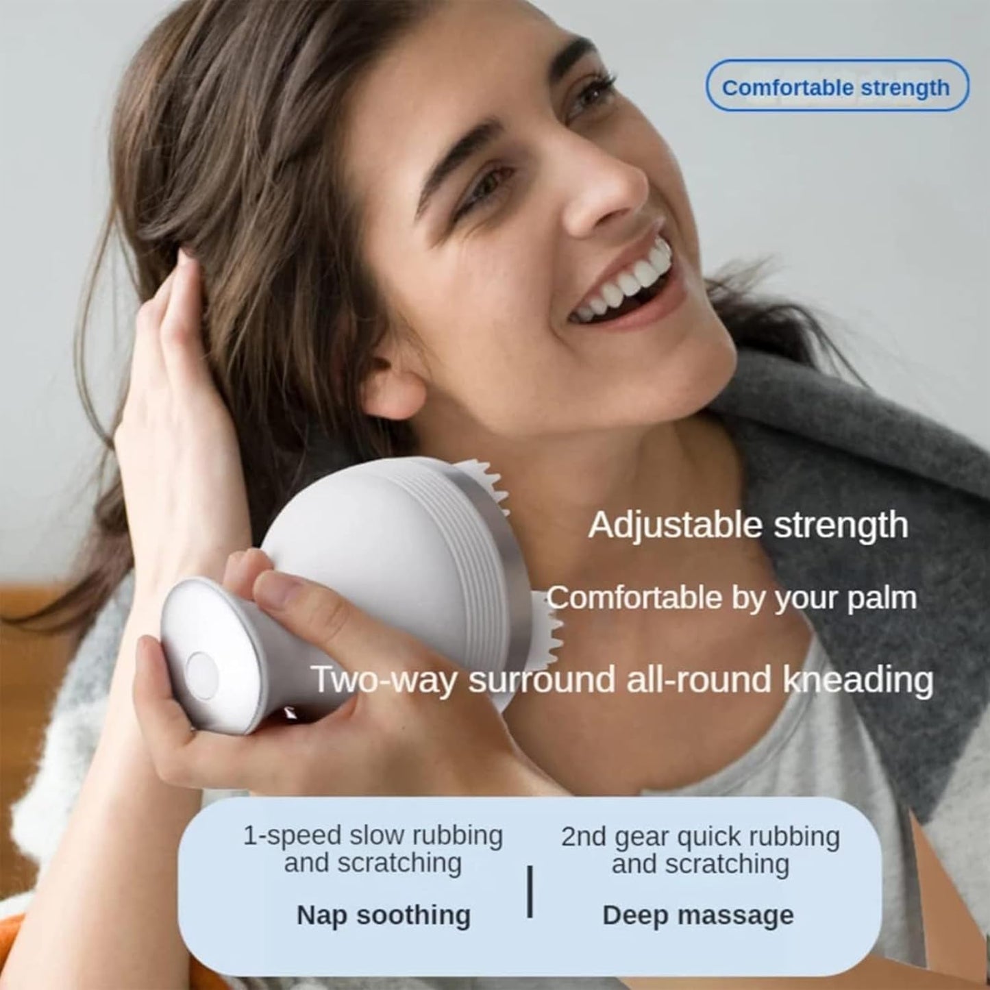 Rechargeable Electric Scalp & Body Pain Massager