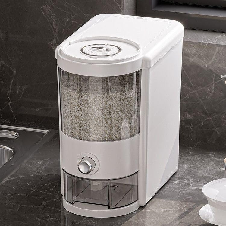5L Airtight Automatic Rice Dispenser with Lid