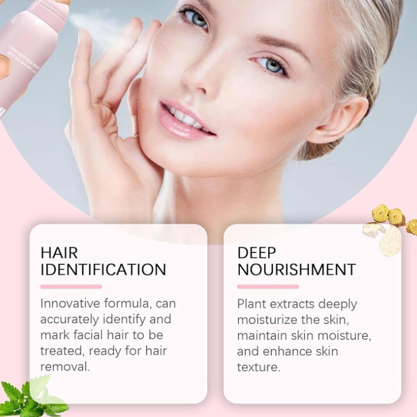 Hair Identifier Spray for Face & Body Shaving | 100ml