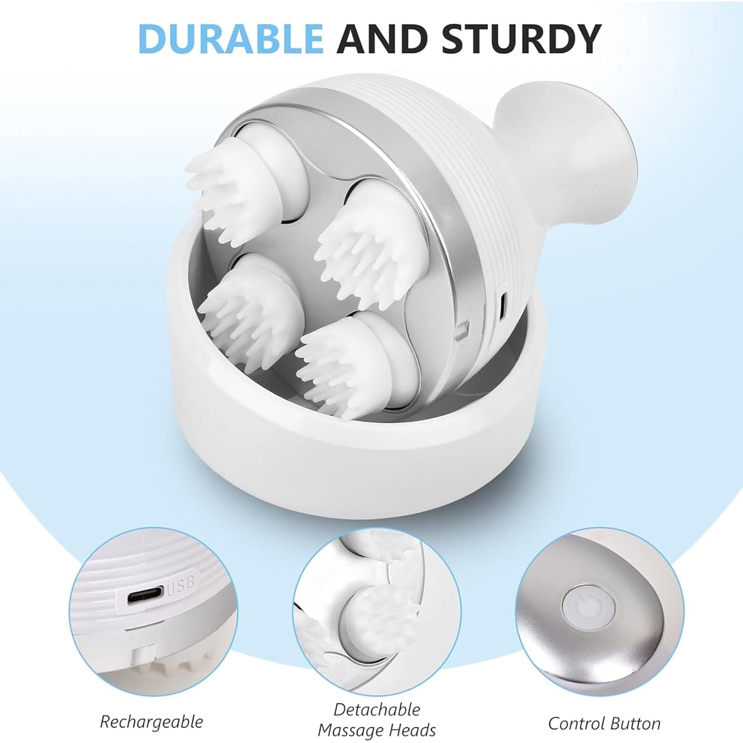 Rechargeable Electric Scalp & Body Pain Massager