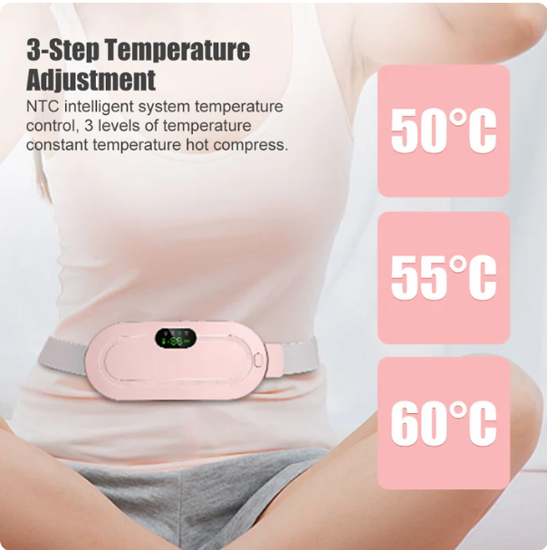 Period Cramp Relief Massager with Heating Pad