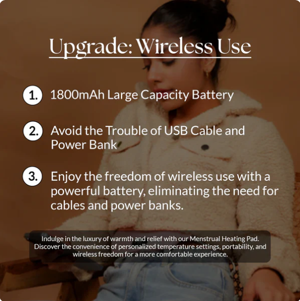 Period Cramp Relief Massager with Heating Pad