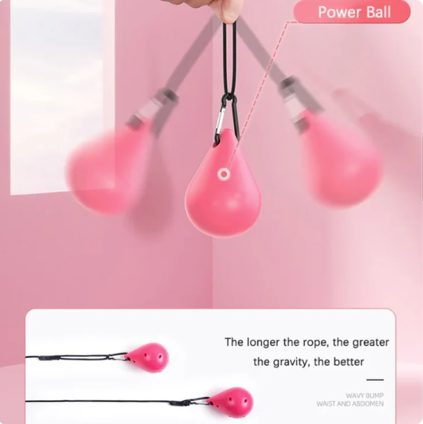 Adjustable Weighted Hula Hoop with Spinning Ball – Fitness Hoop