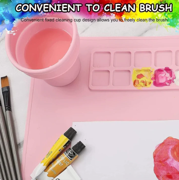 Silicone Craft Paint Mat – Non-Stick Art & DIY Sheet for Kids
